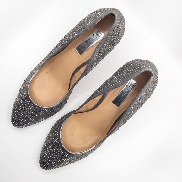 INC International Concepts Pumps Metallic Silver Size 10 Elegant - Picture 4 of 10